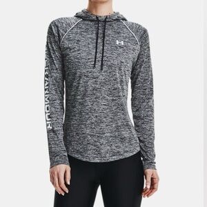 Under Armour Women’s UA Velocity Wordmark Hoodie Charcoal Grey